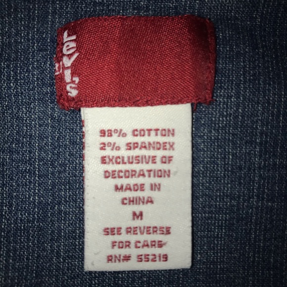 Ladies Levi’s Cap sleeve top - Picture 5 of 7